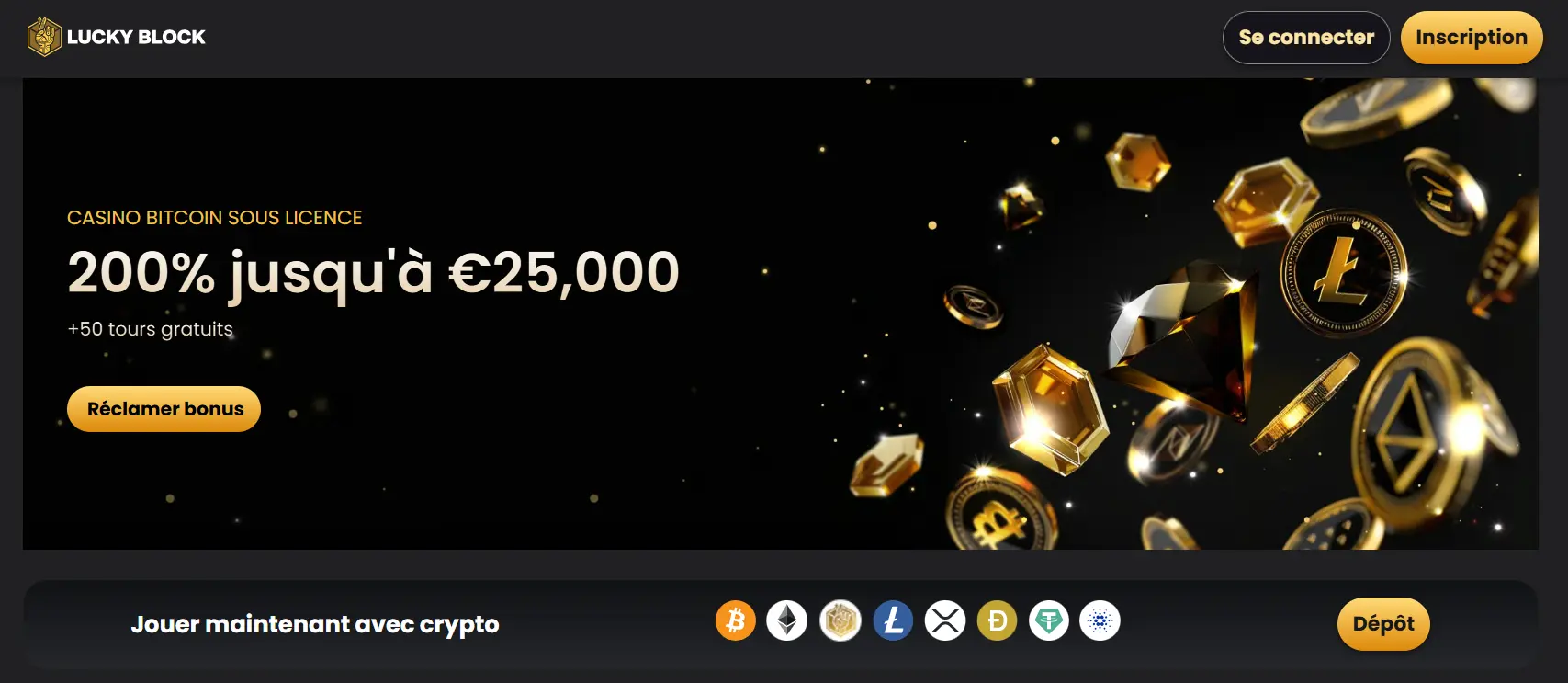 Casino en ligne avec crypto-monnaie en France