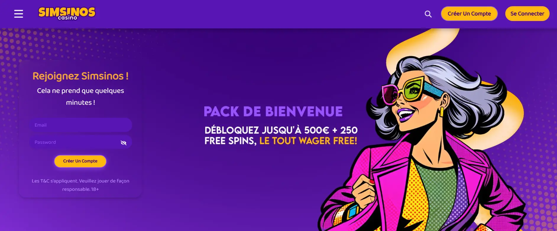Meilleur bonus au casino Simsinos
